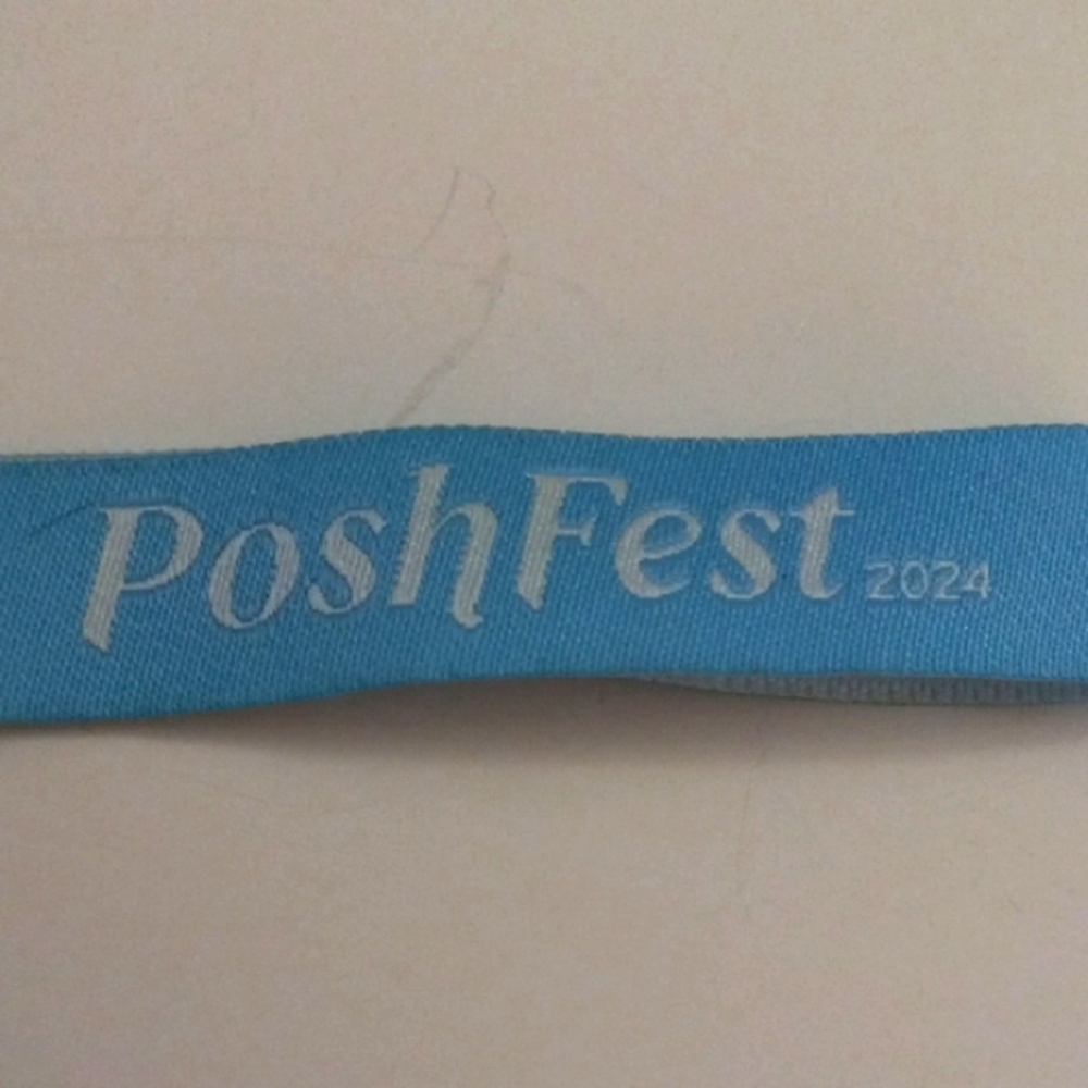 Poshmark PoshFest 2024 Blue Wristband